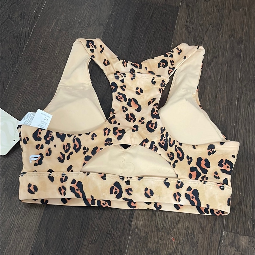 Fabletics Leopard Print Sports Bra - Picture 4 of 4